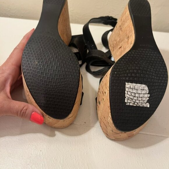 Stuart Weitzman Black Shimmery Espadrilles - Picture 3 of 6